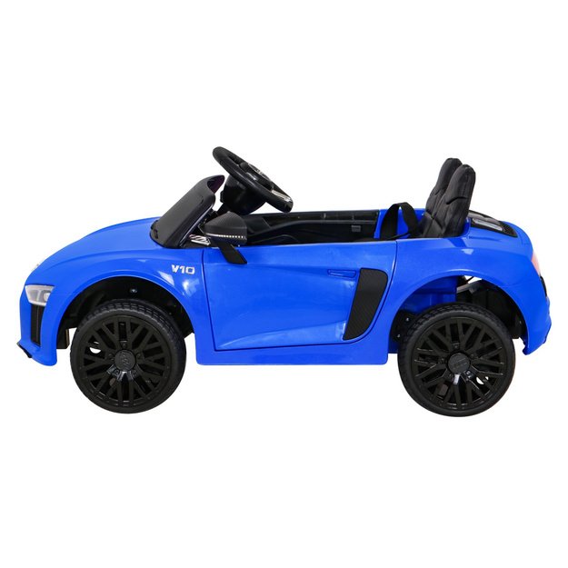 Vienvietis elektromobilis vaikams Audi R8, mėlynas
