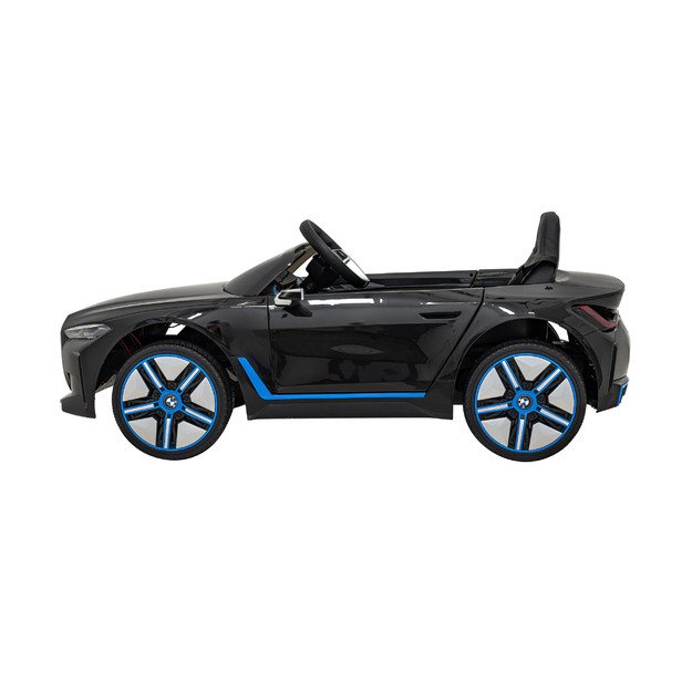 Vienvietis elektromobilis BMW I4, juodas
