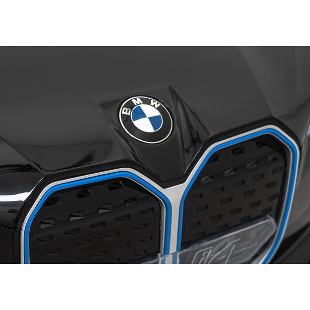Vienvietis elektromobilis BMW I4, juodas