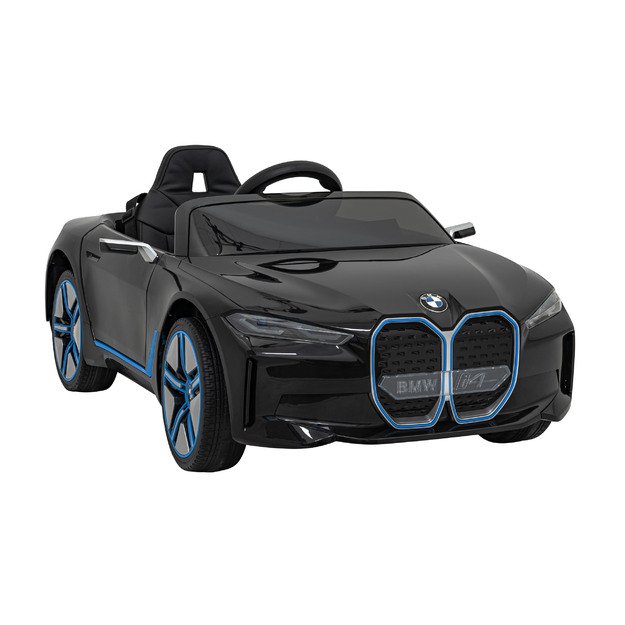 Vienvietis elektromobilis BMW I4, juodas