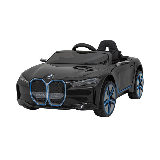 Vienvietis elektromobilis BMW I4, juodas