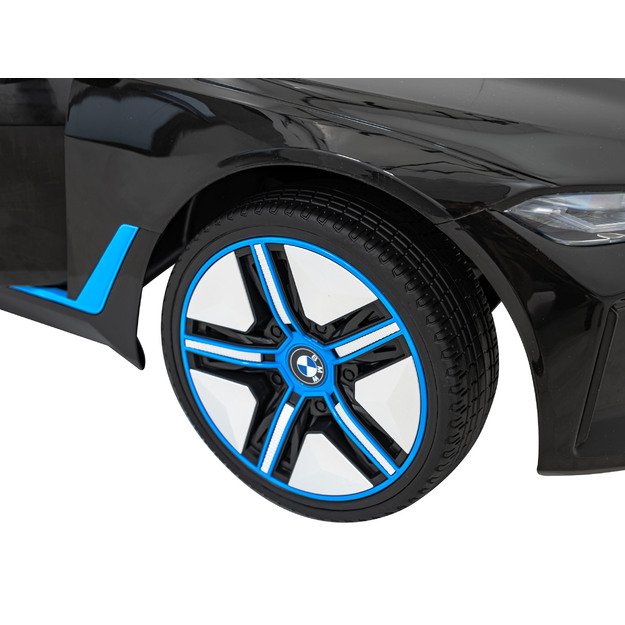 Vienvietis elektromobilis BMW I4, juodas