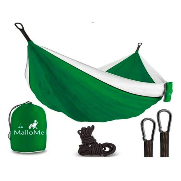 Kelioninis hamakas, žalias, 260cm