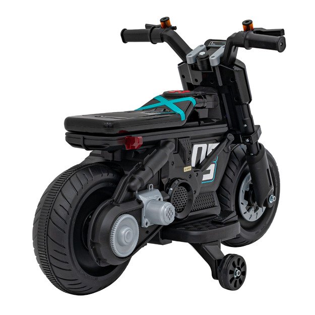 Vaikiškas elektrinis motociklas Future 88, juodas