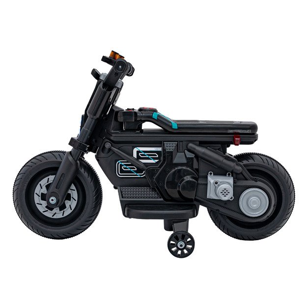 Vaikiškas elektrinis motociklas Future 88, juodas