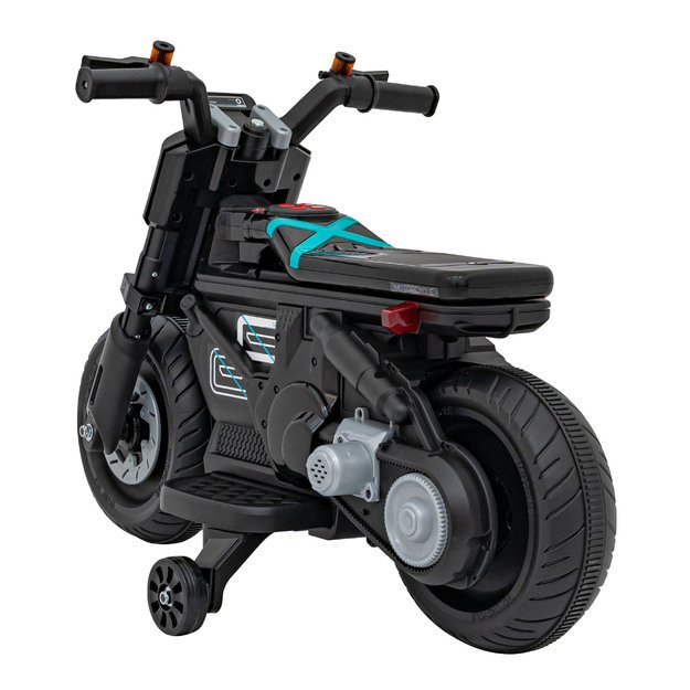 Vaikiškas elektrinis motociklas Future 88, juodas