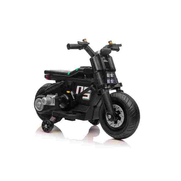 Vaikiškas elektrinis motociklas Future 88, juodas