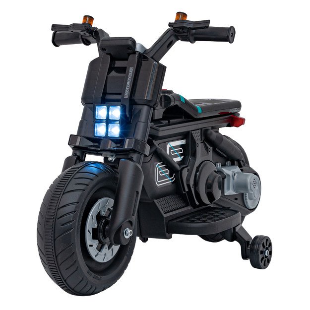 Vaikiškas elektrinis motociklas Future 88, juodas