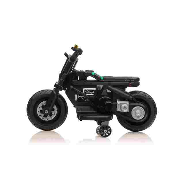 Vaikiškas elektrinis motociklas Future 88, juodas