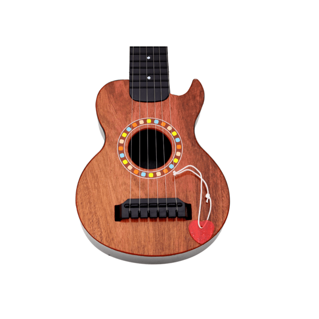 Vaikiškas medinė gitara, ruda