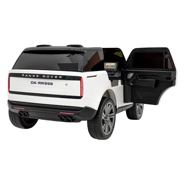 Dvivietis vaikiškas elektromobilis Range Rover SUV Lift, baltas