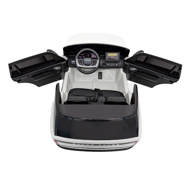 Dvivietis vaikiškas elektromobilis Range Rover SUV Lift, baltas