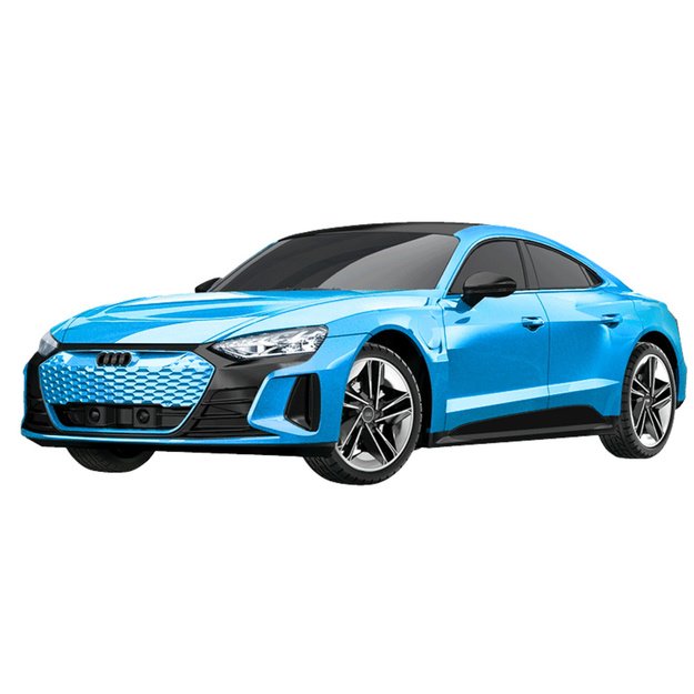 Nuotoliniu būdu valdomas Audi RS E-tron GT automobilis, mėlynas, 1:14 2