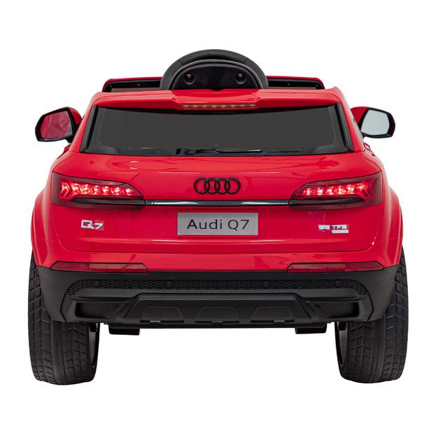 Vienvietis elektromobilis Audi Q7 Facelift, raudonas