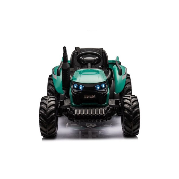Vaikiškas elektrinis traktorius HC-306 24V, žalias