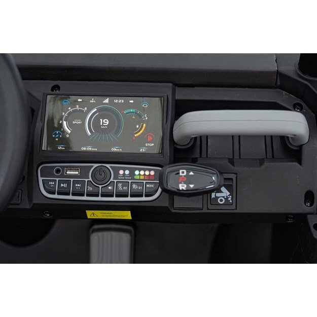 Dvivietis elektromobilis Farmer Truck Speed 900, juodas