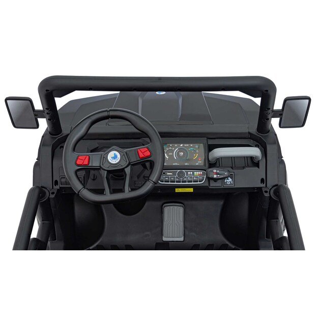 Dvivietis elektromobilis Farmer Truck Speed 900, juodas