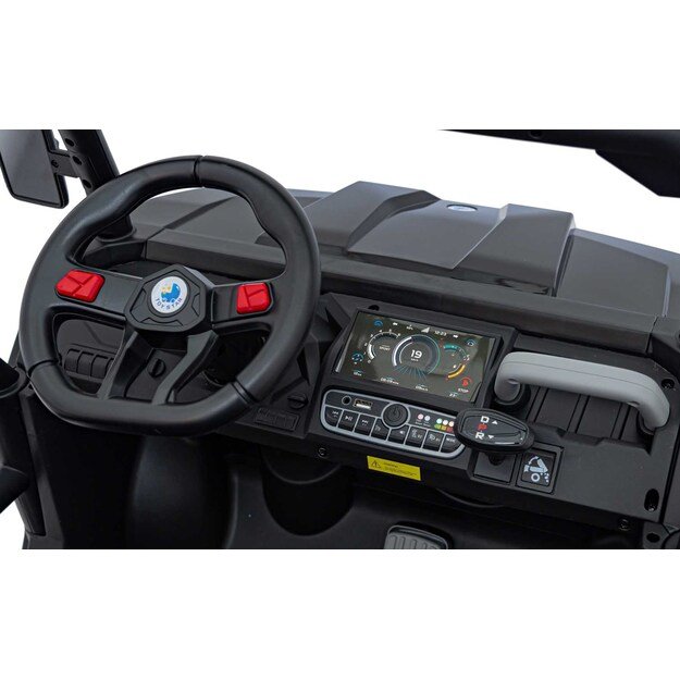 Dvivietis elektromobilis Farmer Truck Speed 900, juodas