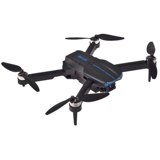 Nuotoliniu būdu valdomas dronas su dėklu ir kamera, juodas 3