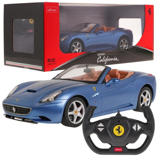 Nuotoliniu būdu valdomas Ferrari California automobilis, RASTAR, mėlynas