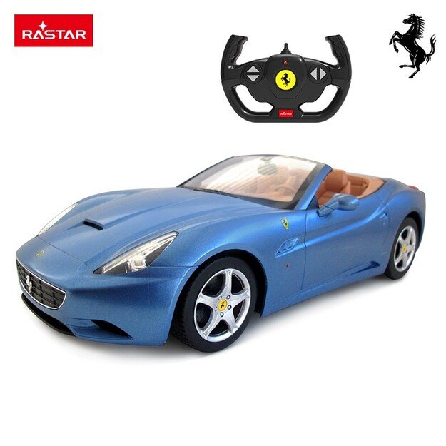 Nuotoliniu būdu valdomas Ferrari California automobilis, RASTAR, mėlynas