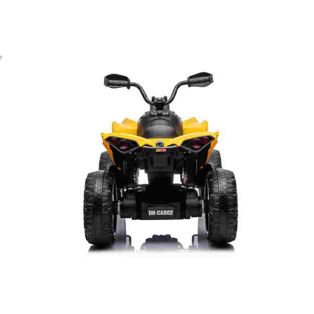 Vienvietis elektrinis keturratis vaikams Maverick ATV, geltonas