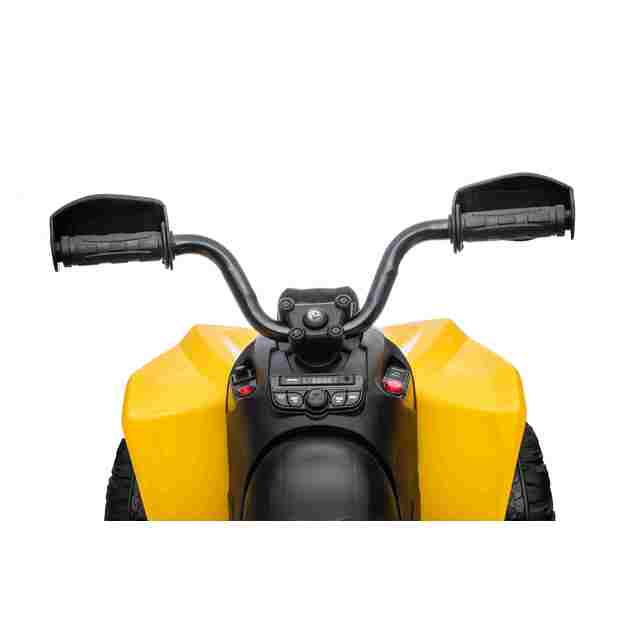Vienvietis elektrinis keturratis vaikams Maverick ATV, geltonas