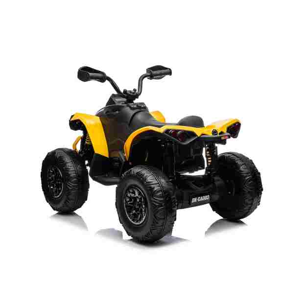 Vienvietis elektrinis keturratis vaikams Maverick ATV, geltonas