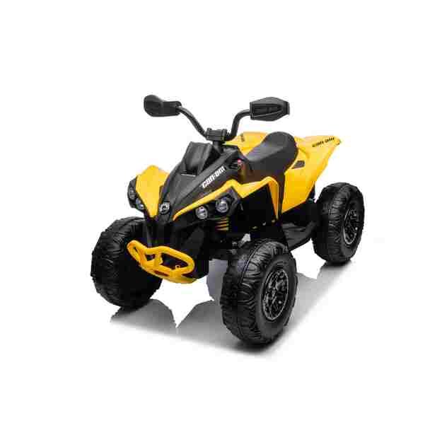 Vienvietis elektrinis keturratis vaikams Maverick ATV, geltonas