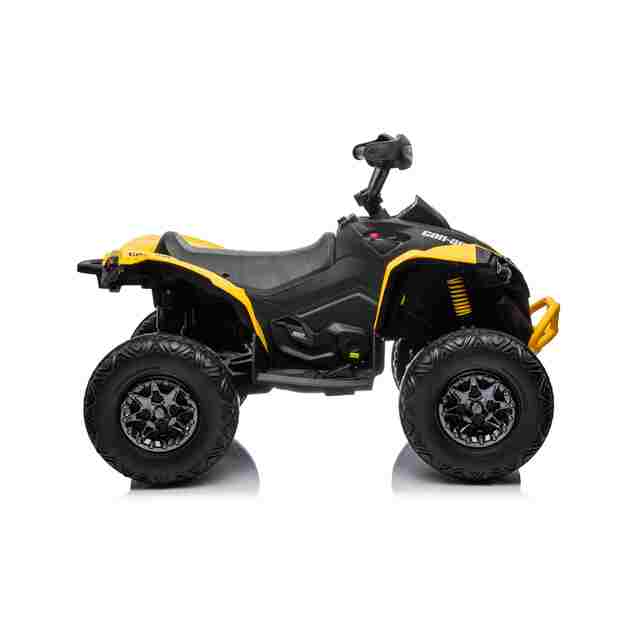 Vienvietis elektrinis keturratis vaikams Maverick ATV, geltonas