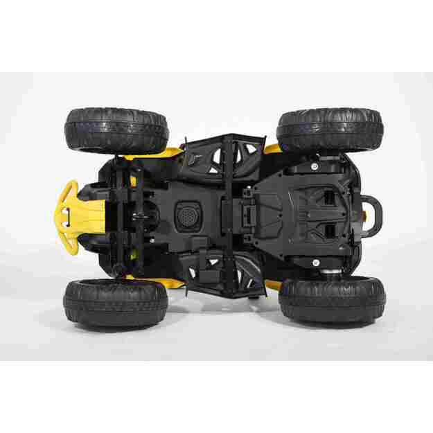 Vienvietis elektrinis keturratis vaikams Maverick ATV, geltonas