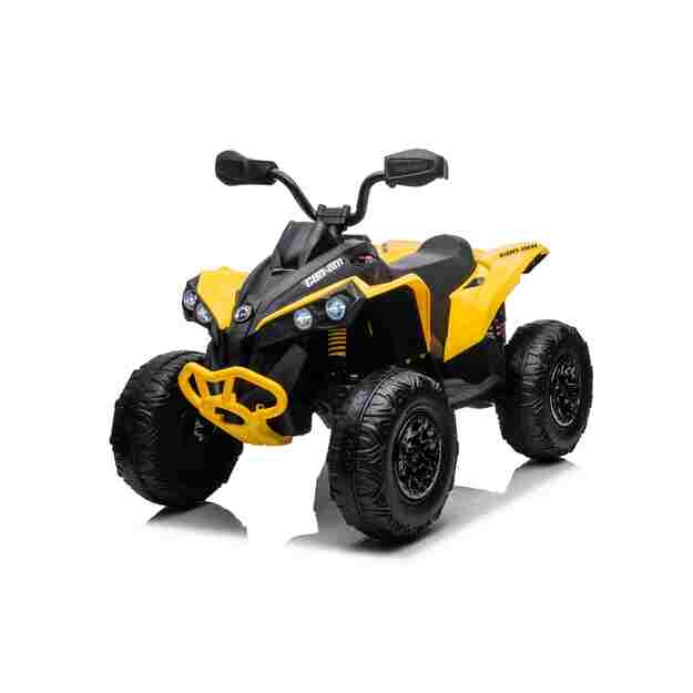 Vienvietis elektrinis keturratis vaikams Maverick ATV, geltonas