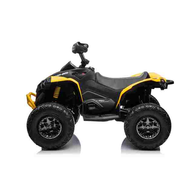 Vienvietis elektrinis keturratis vaikams Maverick ATV, geltonas