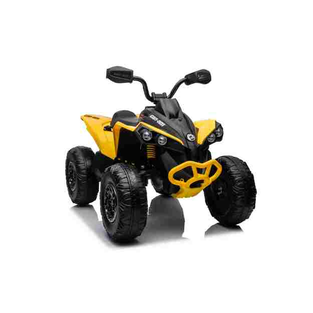 Vienvietis elektrinis keturratis vaikams Maverick ATV, geltonas