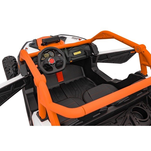 Dvivietis elektrinis bagis vaikams SR SUPER 66, oranžinis