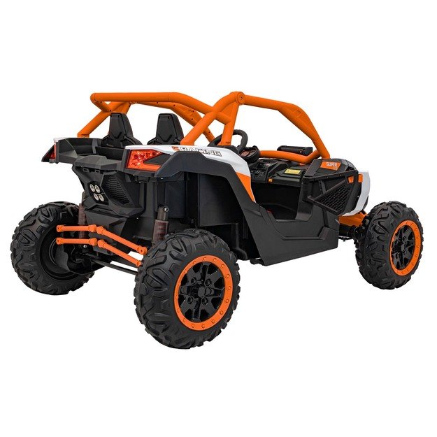 Dvivietis elektrinis bagis vaikams SR SUPER 66, oranžinis