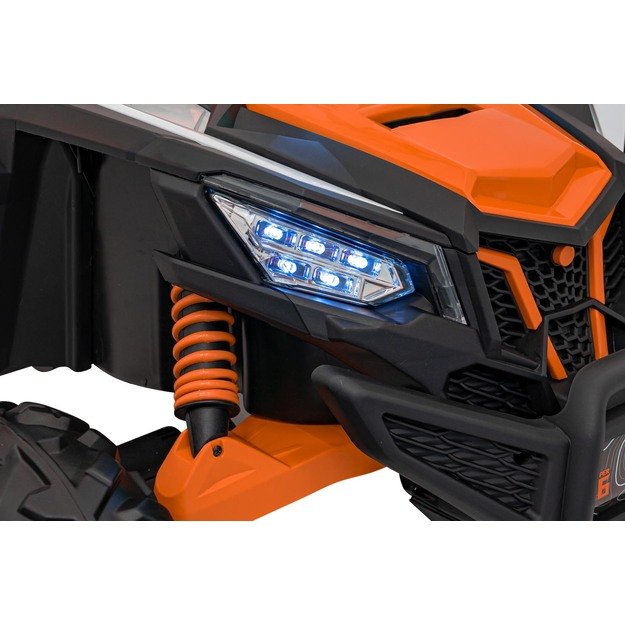 Dvivietis elektrinis bagis vaikams SR SUPER 66, oranžinis