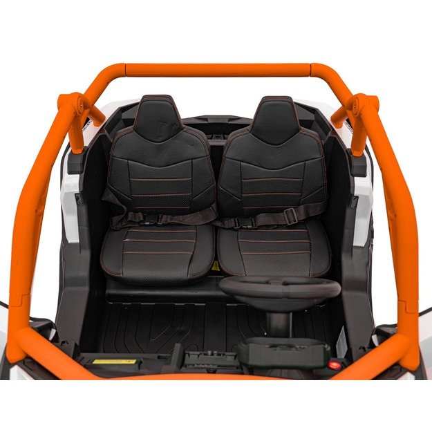 Dvivietis elektrinis bagis vaikams SR SUPER 66, oranžinis