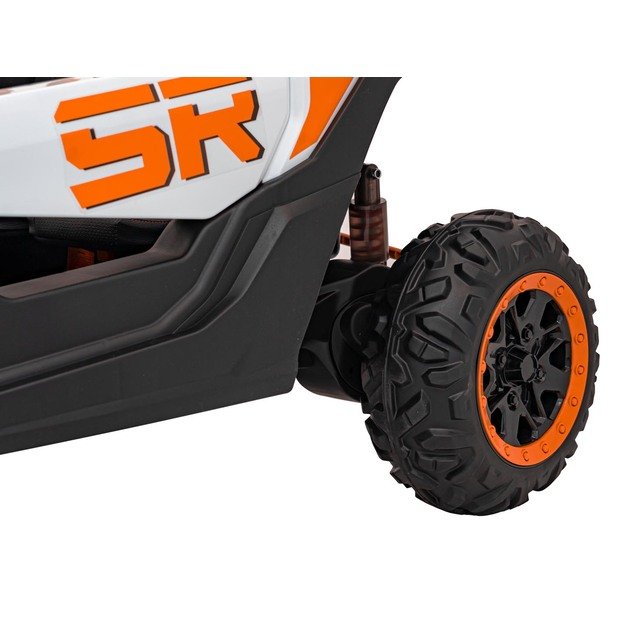 Dvivietis elektrinis bagis vaikams SR SUPER 66, oranžinis