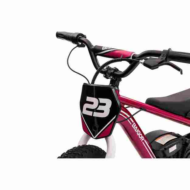Vaikiškas elektrinis motociklas BAIGOR 23 PRO, rožinis