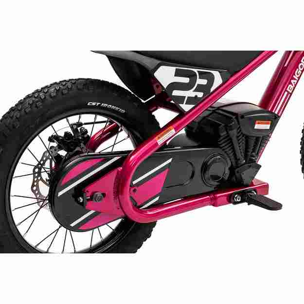 Vaikiškas elektrinis motociklas BAIGOR 23 PRO, rožinis