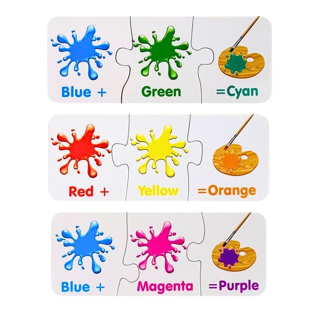 Mokomoji dėlionė - Spalvų žaidimas 10 pav. anglų kalba 2 Mokomoji dėlionė - Spalvų žaidimas 10 pav. anglų kalba 2