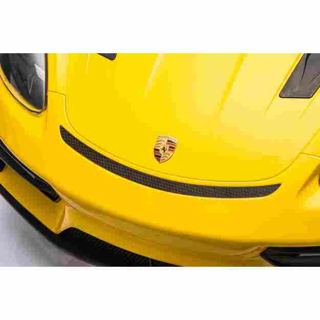 Vienvietis elektromobilis Porsche 718 Spyder RS, geltonas lakuotas