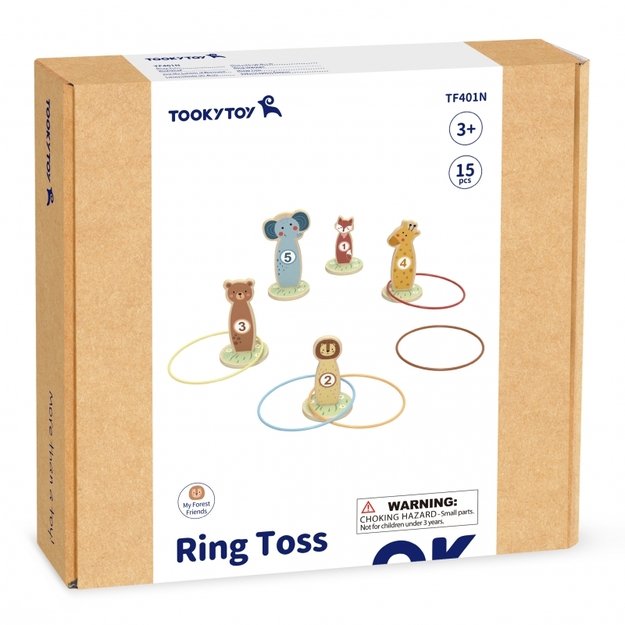Medinis taiklumo žaidimas vaikams 15 el., TOOKY TOY 