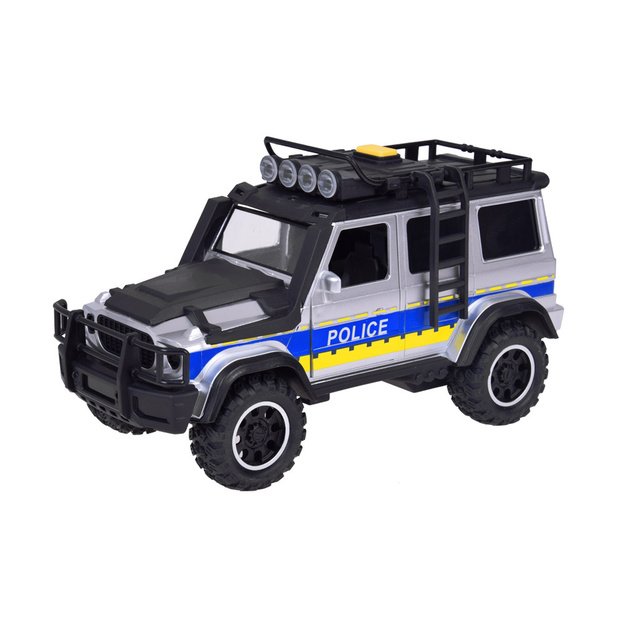 Žaislinis policijos visureigis su šviesomis ir garsais