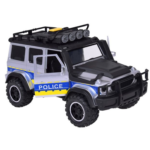 Žaislinis policijos visureigis su šviesomis ir garsais