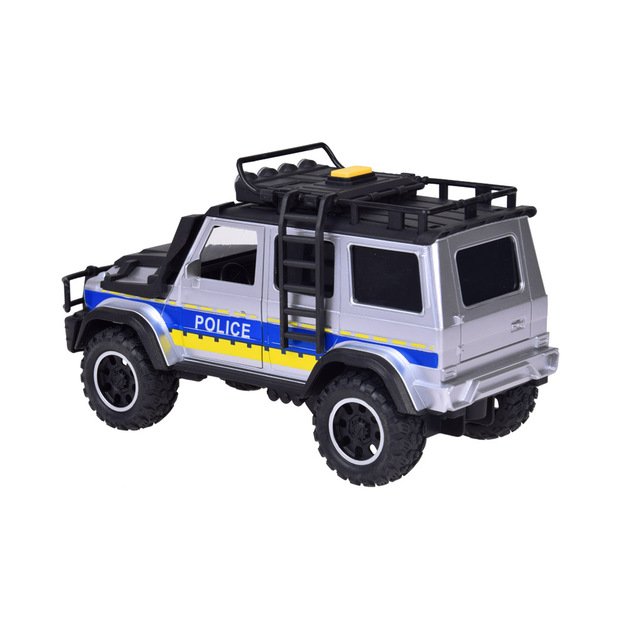 Žaislinis policijos visureigis su šviesomis ir garsais