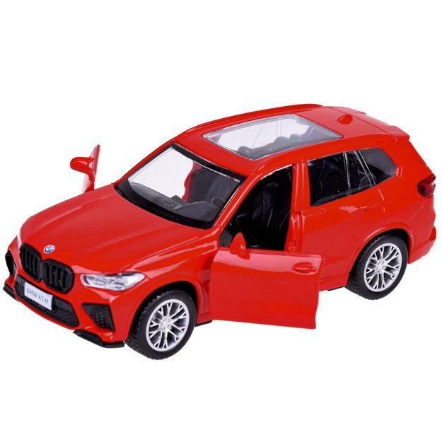 Metalinis automobilis BMW X5M 1:43, raudonas