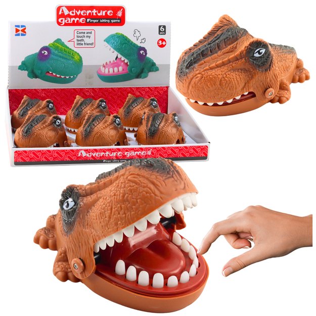 Arkadinis vikrumo žaidimas „Išprotėjęs dinozauras“