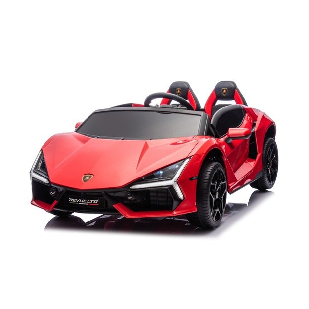 Dvivietis elektromobilis vaikams Lamborghini Revuelto XL, raudonas